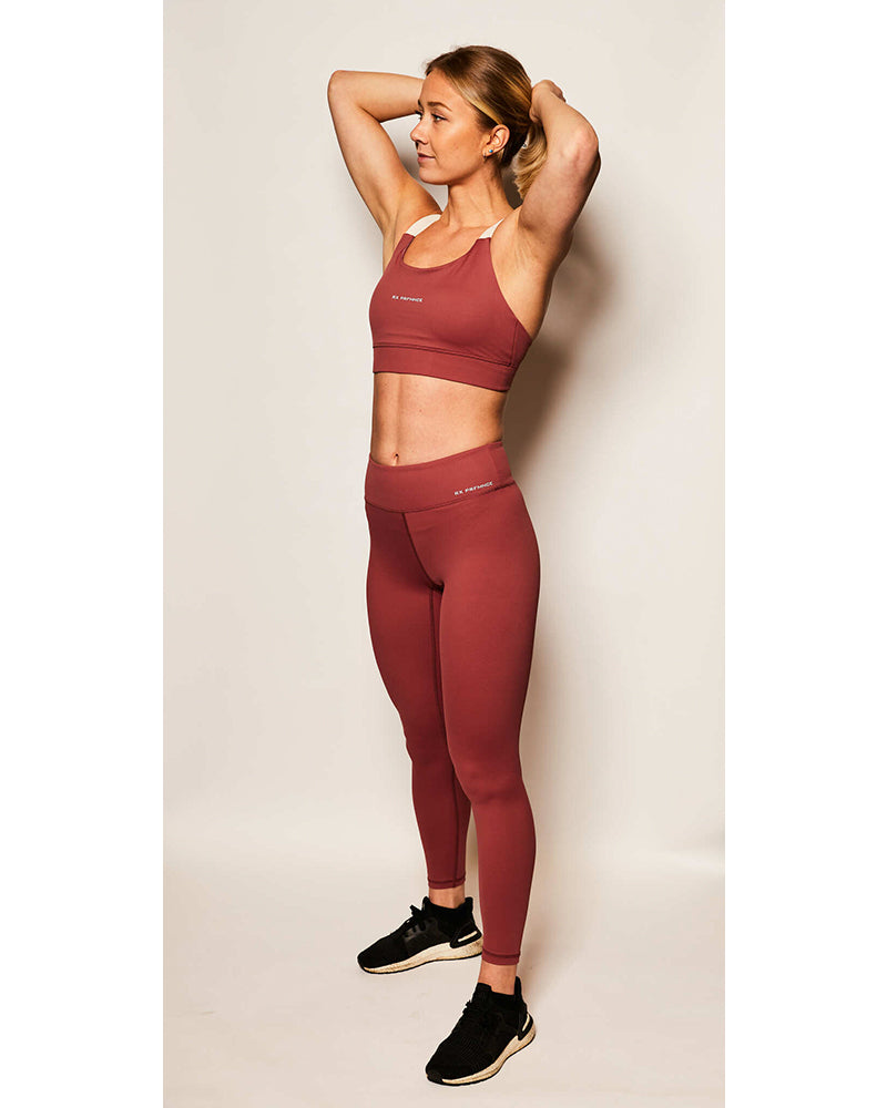 High Waisted Pink Performance Tights & Leggings.