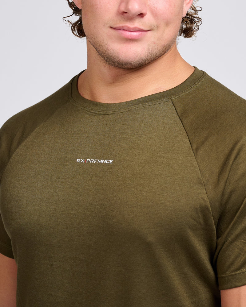 Prfmnce T-Shirt Khaki Green