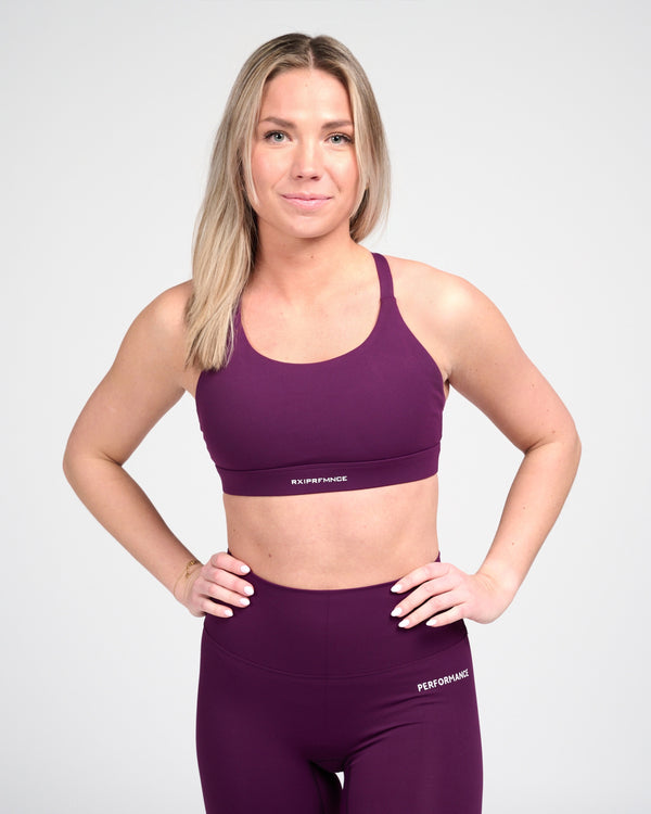 Isabel Sport Bra Deep Plum