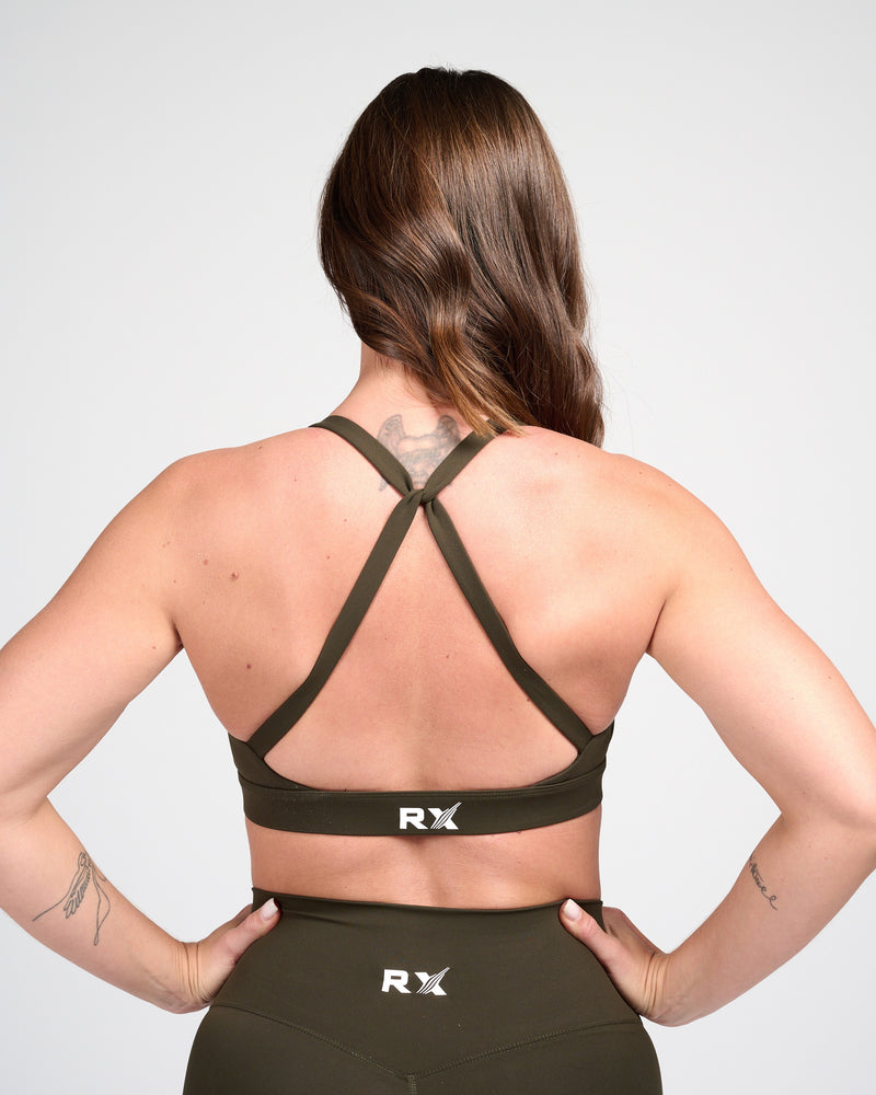 Isabel Sport Bra Forest Night