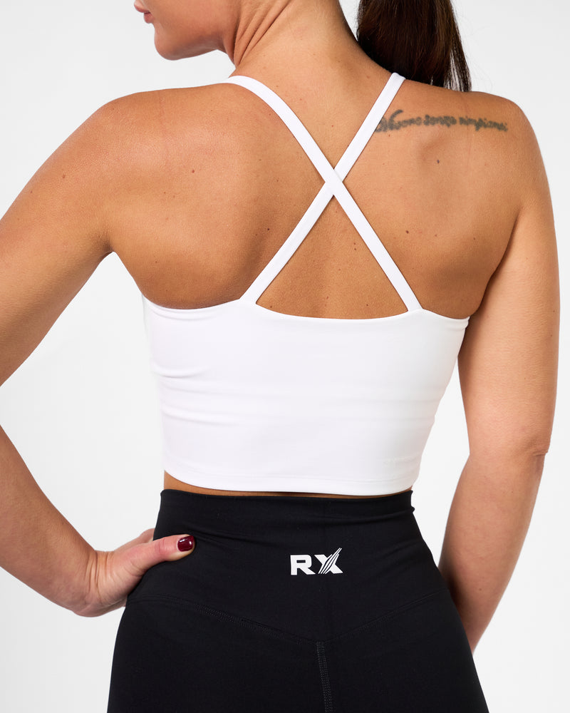 Isabel Crop Top White