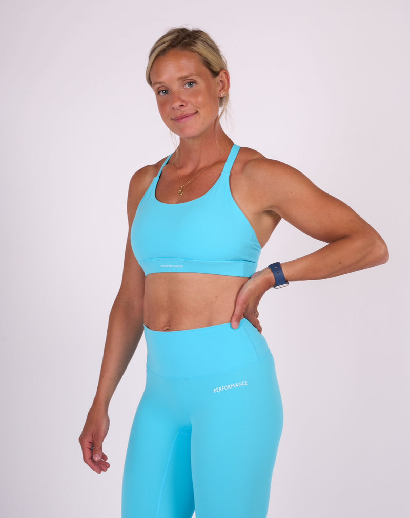 Isabel Sport Bra Blue Lagoon