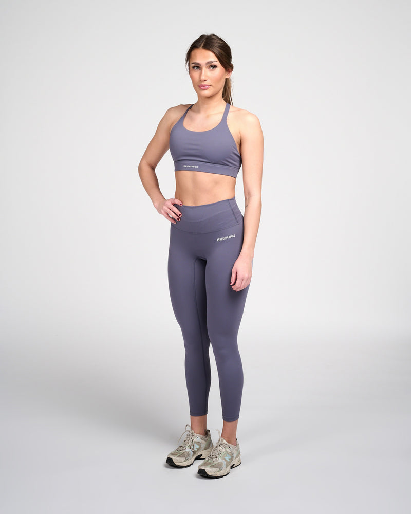 Isabel Sport Bra Purple Navy