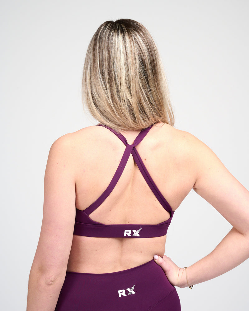 Isabel Sport Bra Deep Plum