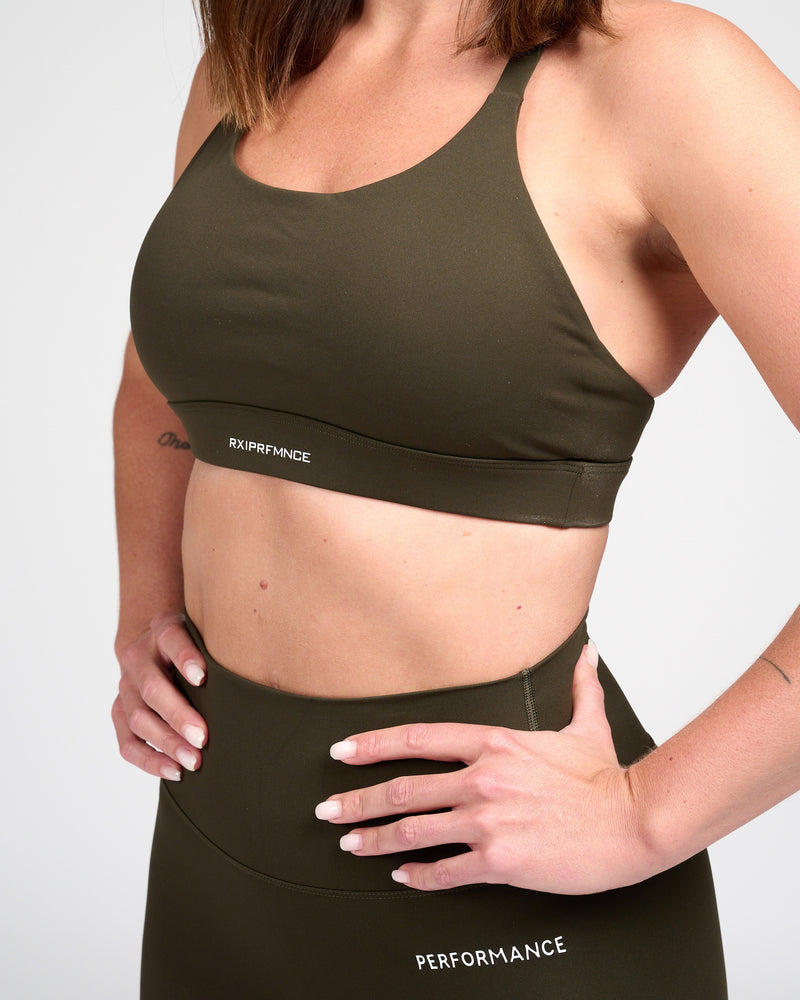 Isabel Sport Bra Forest Night