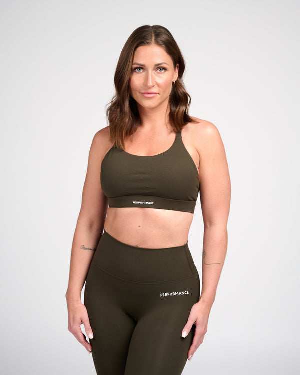 Isabel Sport Bra Forest Night