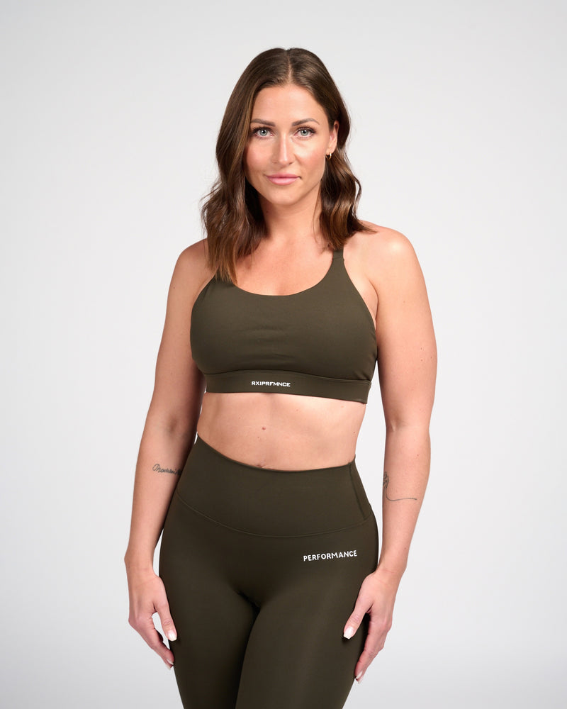Isabel Sport Bra Forest Night