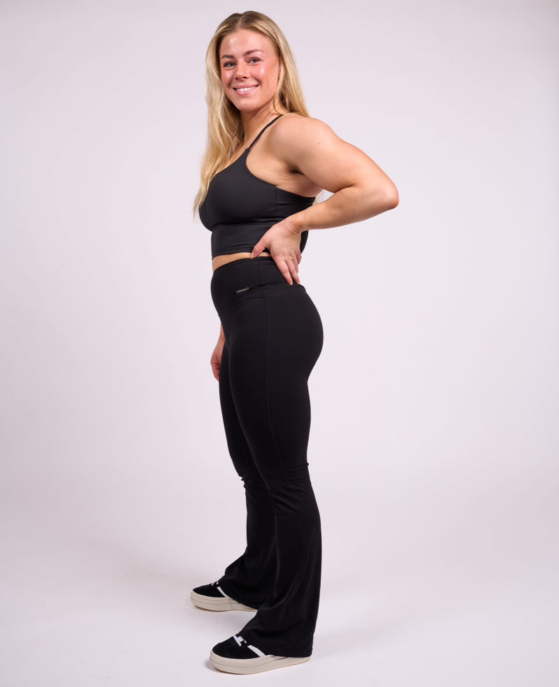Flare Tights Black