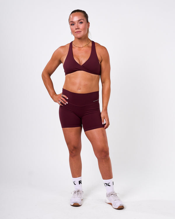 Kelly Shorts Deep Burgundy