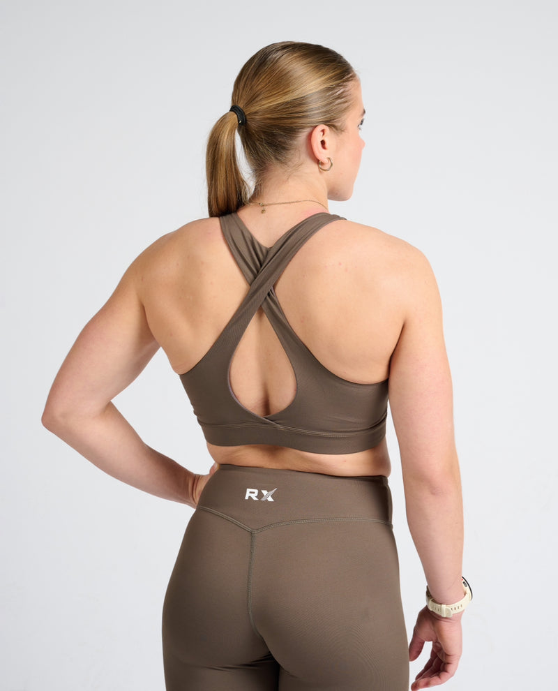 Performance Sport Bra Khaki Green