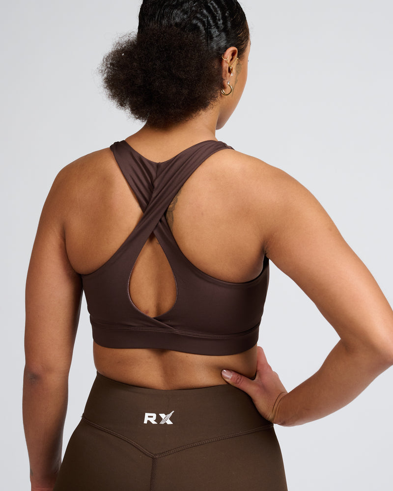 Performance Sport Bra Brown