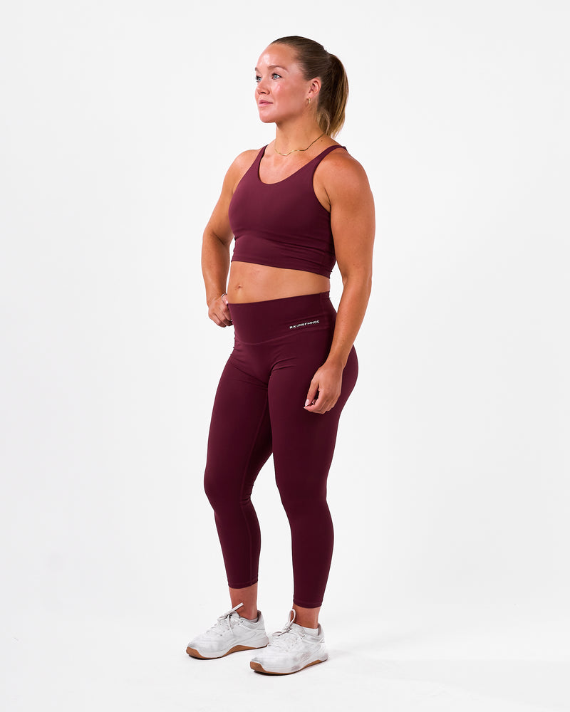 Aura Tank Top Deep Burgundy