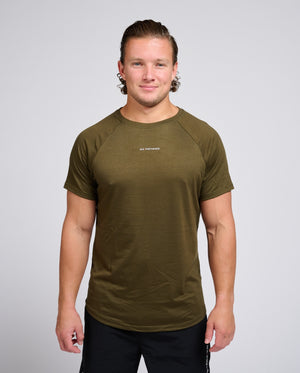 Prfmnce T-Shirt Khaki Green