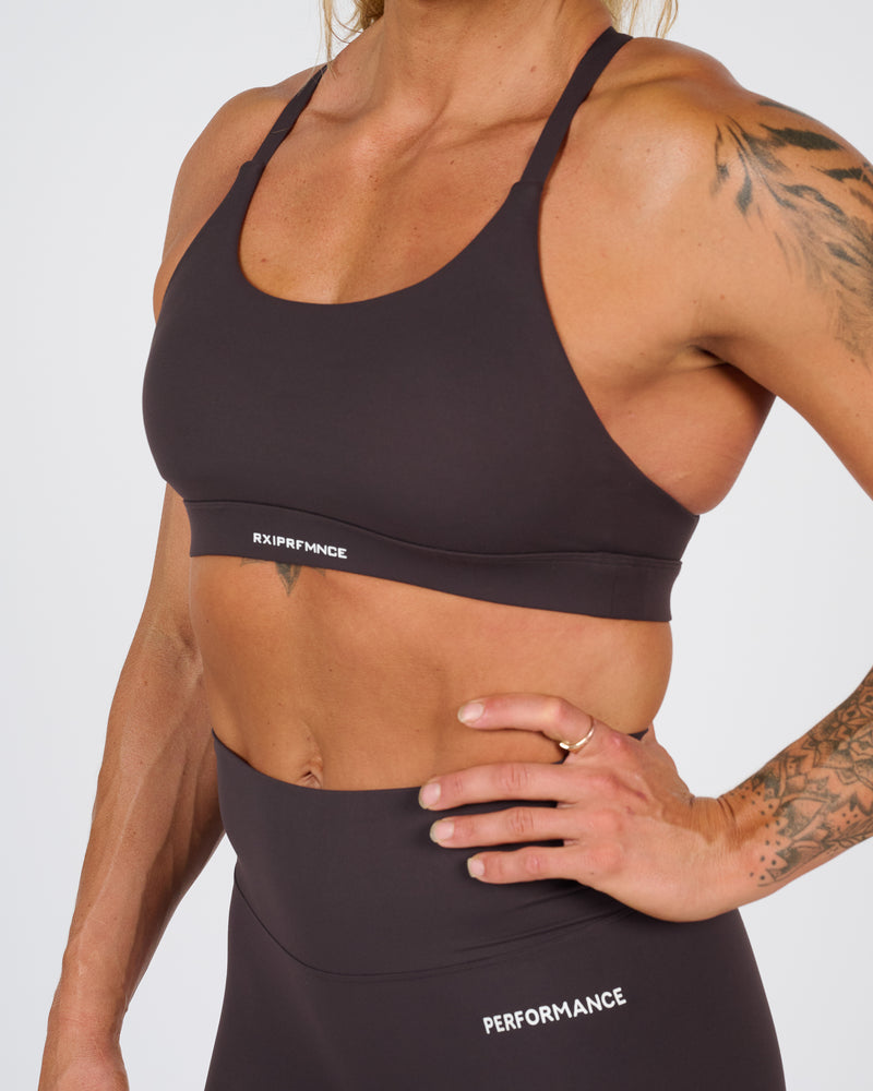 Isabel Sport Bra Ash Brown