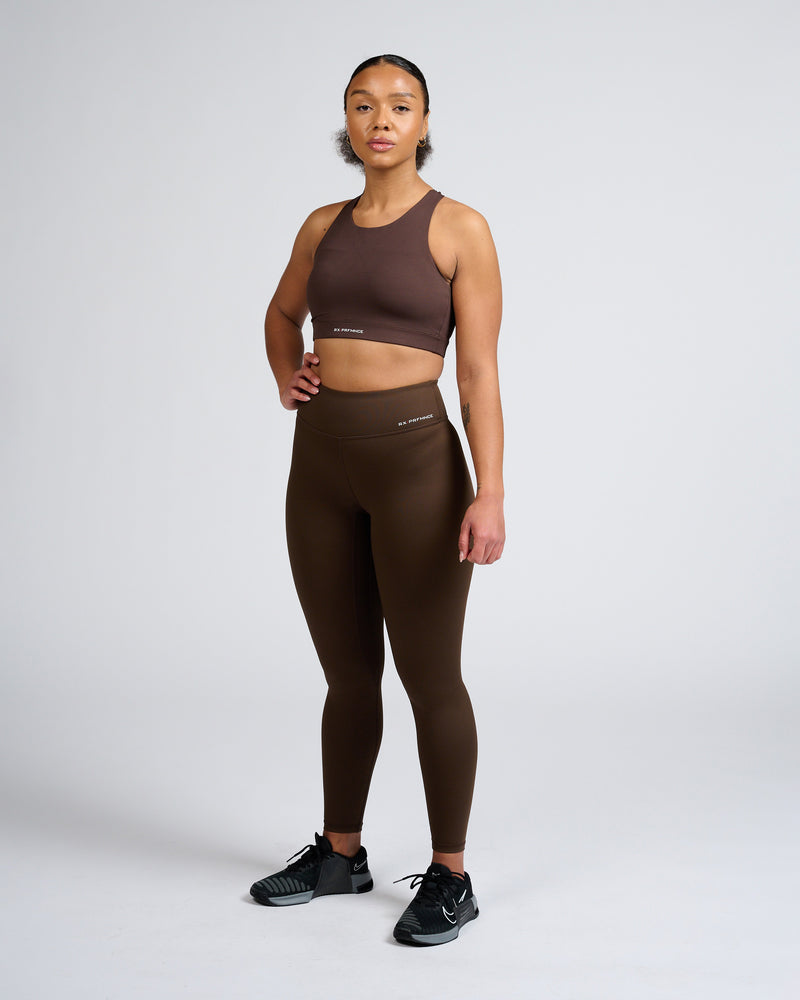 Performance Sport Bra Brown