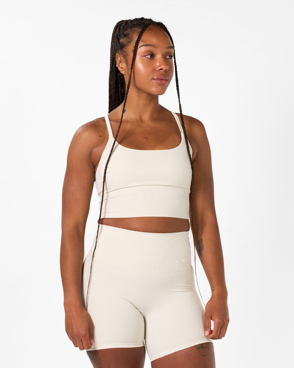 Isabel Crop Top Off White