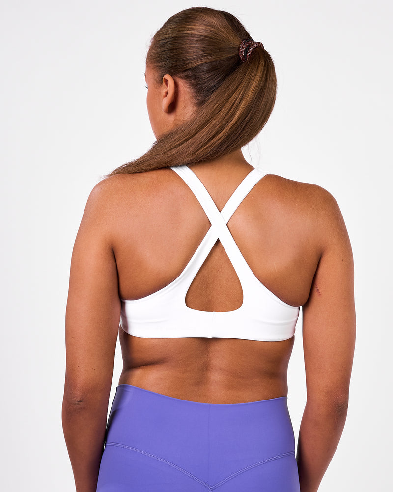 Aura Sport Bra Crispy White
