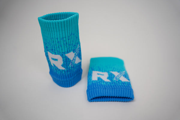 RX Wristbands Blue Tie Dye